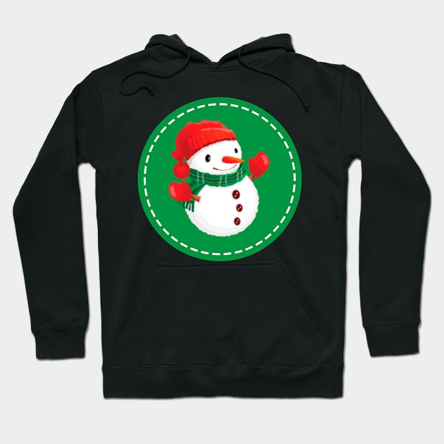 Snowman Hoodie by MadDesigner